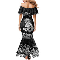 Te Reo Maori Tiki Inspired Art Mermaid Dress LT9 - Polynesian Pride