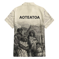 Whanau Maori Language Family Matching Long Sleeve Bodycon Dress and Hawaiian Shirt Te Reo Maori Inspired Art