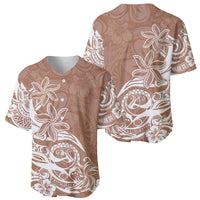 Polynesian Sunset Plumeria Baseball Jersey Pacific Island Tribal Nude Style LT9 - Polynesian Pride
