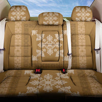 Hawaiian Quilt Block Design Back Car Seat Cover Gold Hawaii Culture Motifs - Polynesian Pride
