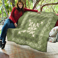 Hawaiian Quilt Block Design Quilt Lime Hawaii Culture Motifs - Polynesian Pride