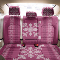 Hawaiian Quilt Block Design Back Car Seat Cover Pink Hawaii Culture Motifs - Polynesian Pride