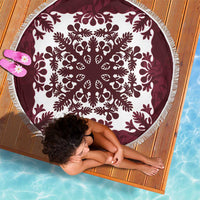 Palm Leaf Quilt Pattern Beach Blanket Hawaii Culture Floral - Polynesian Pride