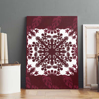 Palm Leaf Quilt Pattern Canvas Wall Art Hawaii Culture Floral LT9 - Polynesian Pride