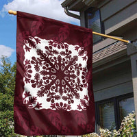 Palm Leaf Quilt Pattern Garden Flag Hawaii Culture Floral - Polynesian Pride