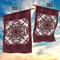 Palm Leaf Quilt Pattern Garden Flag Hawaii Culture Floral - Polynesian Pride