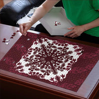 Palm Leaf Quilt Pattern Puzzle Hawaii Culture Floral LT9 - Polynesian Pride