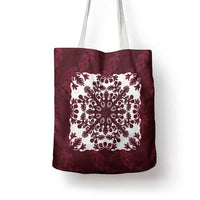 Palm Leaf Quilt Pattern Tote Bag Hawaii Culture Floral LT9 - Polynesian Pride
