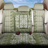 Green Ulu Palaka Quilt Pattern Back Car Seat Cover Hawaii Culture Breadfruit - Polynesian Pride