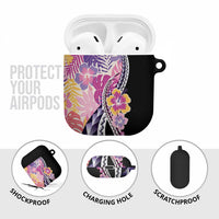 Aloha Vintage Hibiscus Lei Seamless Pattern AirPods Case - Polynesian Pride