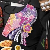 Aloha Vintage Hibiscus Lei Seamless Pattern Apron - Polynesian Pride