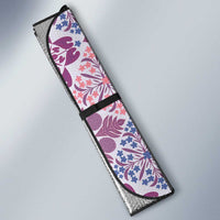 Aloha Vintage Palaka Floral Hawaiian Quilt Auto Sun Shade Akala Motif - Polynesian Pride