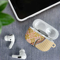 Aloha Vintage Palaka Floral Hawaiian Quilt AirPods Case Melemele Motif LT9 - Polynesian Pride