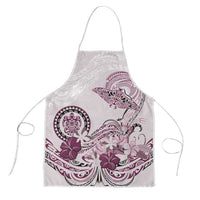 Polynesian Manta Ray Apron Pink Floral Turtle Tattoo - Polynesian Pride