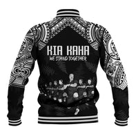 NZ Rugby Baseball Jacket Kapa Opango Maori Haka With Years of The All Black Champions LT9 - Polynesian Pride