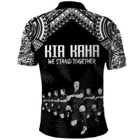NZ Rugby Polo Shirt Kapa Opango Maori Haka With Years of The All Black Champions LT9 - Polynesian Pride