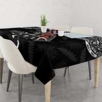 NZ Rugby Tablecloth Kapa Opango Maori Haka With Years of The All Black Champions LT9 - Polynesian Pride