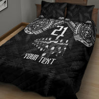 Custom NZ Rugby Quilt Bed Set Kapa Opango Maori Haka With Years of The All Black Champions LT9 - Polynesian Pride