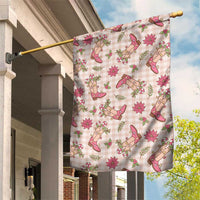 Beige Paniolo Palaka Hawaiian Cowgirl Christmas Garden Flag LT9 House Flag Beige - Polynesian Pride