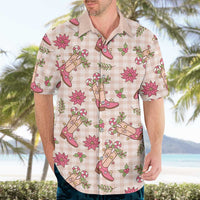 Beige Paniolo Palaka Hawaiian Cowgirl Christmas Hawaiian Shirt LT9 - Polynesian Pride