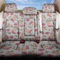 Gray Paniolo Palaka Hawaiian Cowgirl Christmas Back Car Seat Cover - Polynesian Pride