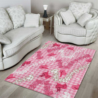 Paniolo Palaka Hawaiian Cowgirl Area Rug - Polynesian Pride