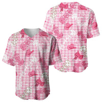 Paniolo Palaka Hawaiian Cowgirl Baseball Jersey - Polynesian Pride