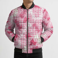 Paniolo Palaka Hawaiian Cowgirl Bomber Puffer Jacket - Polynesian Pride