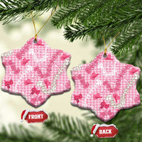 Paniolo Palaka Hawaiian Cowgirl Ceramic Ornament - Polynesian Pride