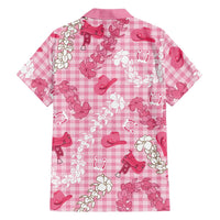 Paniolo Palaka Hawaiian Cowgirl Family Matching Long Sleeve Bodycon Dress and Hawaiian Shirt LT9 - Polynesian Pride