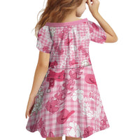 Paniolo Palaka Hawaiian Cowgirl Family Matching Off Shoulder Short Dress and Hawaiian Shirt LT9 - Polynesian Pride