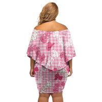 Paniolo Palaka Hawaiian Cowgirl Family Matching Off Shoulder Short Dress and Hawaiian Shirt LT9 - Polynesian Pride