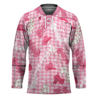 Paniolo Palaka Hawaiian Cowgirl Hockey Jersey - Polynesian Pride