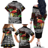 Papua New Guinea Christmas Family Matching Off The Shoulder Long Sleeve Dress and Hawaiian Shirt LT9 - Polynesian Pride