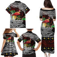 Papua New Guinea Christmas Family Matching Puletasi and Hawaiian Shirt LT9 - Polynesian Pride