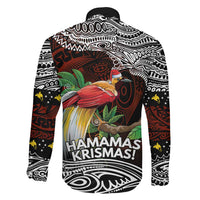 Papua New Guinea Christmas Family Matching Tank Maxi Dress and Hawaiian Shirt - Polynesian Pride