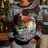 Papua New Guinea Christmas Kid Ugly Christmas Sweater - Polynesian Pride