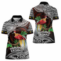 Papua New Guinea Christmas Women Polo Shirt - Polynesian Pride