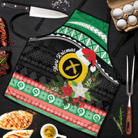 Vanuatu Pig's Tusk Meri Krismas! Apron Vanuatuan Sand Drawing Pattern - Polynesian Pride