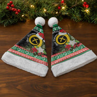 Vanuatu Pig's Tusk Meri Krismas! Christmas Santa Hat Vanuatuan Sand Drawing Pattern - Polynesian Pride