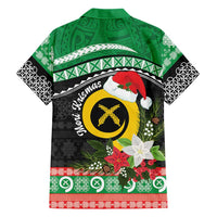 Vanuatu Pig's Tusk Meri Krismas! Family Matching Long Sleeve Bodycon Dress and Hawaiian Shirt Vanuatuan Sand Drawing Pattern LT9 - Polynesian Pride