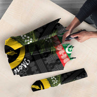 Vanuatu Pig's Tusk Meri Krismas! Umbrella Vanuatuan Sand Drawing Pattern - Polynesian Pride