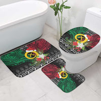 Vanuatu Pig's Tusk Meri Krismas! Bathroom Set Vanuatuan Ancient Art Spirit - Polynesian Pride