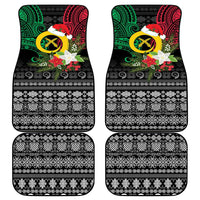 Vanuatu Pig's Tusk Meri Krismas! Car Mats Vanuatuan Ancient Art Spirit - Polynesian Pride