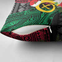 Vanuatu Pig's Tusk Meri Krismas! Pillow Cover Vanuatuan Ancient Art Spirit LT9 - Polynesian Pride