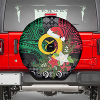 Vanuatu Pig's Tusk Meri Krismas! Spare Tire Cover Vanuatuan Ancient Art Spirit - Polynesian Pride