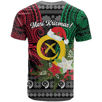 Vanuatu Pig's Tusk Meri Krismas! T Shirt Vanuatuan Ancient Art Spirit - Polynesian Pride