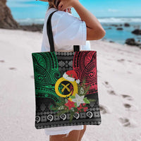 Vanuatu Pig's Tusk Meri Krismas! Tote Bag Vanuatuan Ancient Art Spirit - Polynesian Pride
