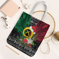 Vanuatu Pig's Tusk Meri Krismas! Tote Bag Vanuatuan Ancient Art Spirit - Polynesian Pride