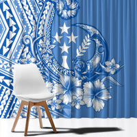 Kosrae Constitution Day Personalised Window Curtain Kusaie Hook Tattoo Special Polynesian Pattern LT9 - Polynesian Pride